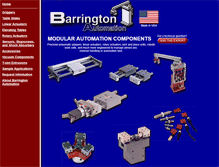 Tablet Screenshot of barringtonautomation.com